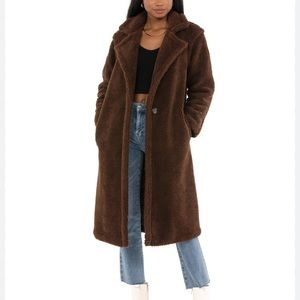 BB Dakota Chocolate brown paddington coat
